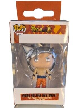 Funko × DragonBall Super Goku Ultra Instinct Pop Animation Keychain.